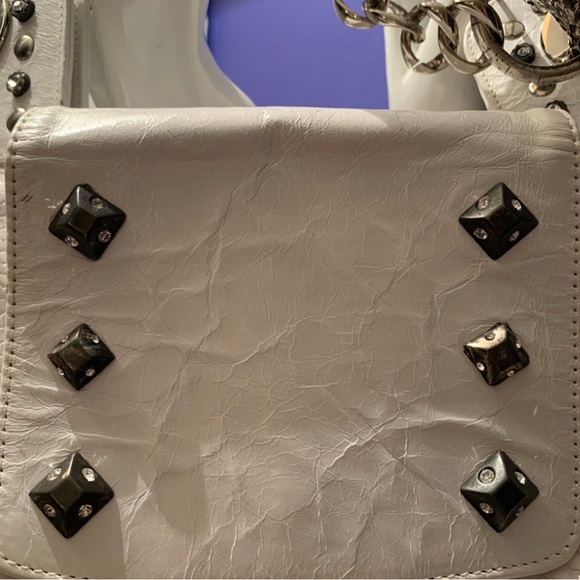 Michelle Monroe Leather Snakeskin Shoulder Bag - Picture 4 of 6